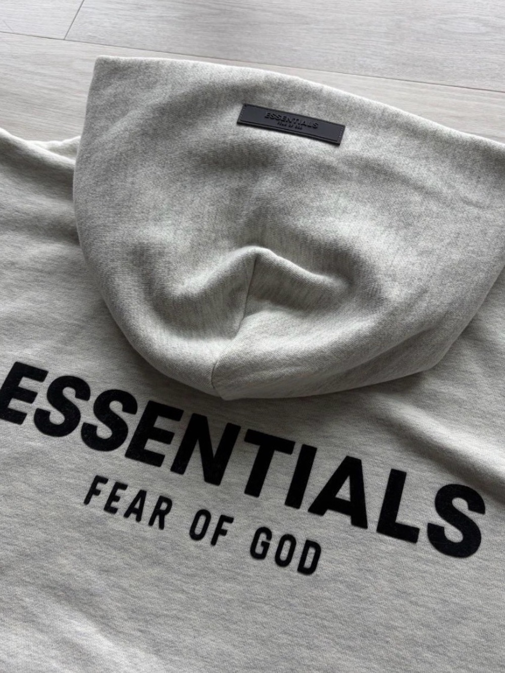 Fear of God Essentials Pullover Hoodie in Heather Gray sizes XS S M L XL - Picture 3 of 4